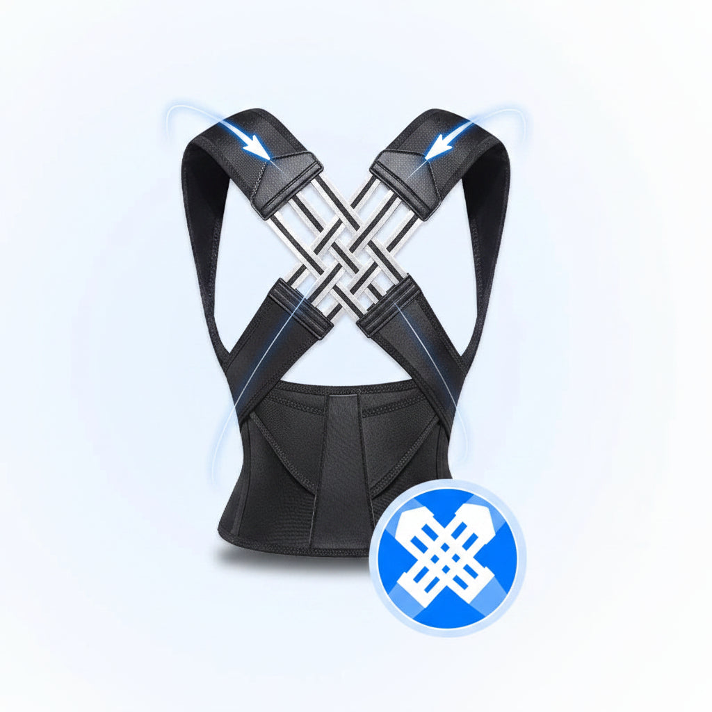 Dropshipping Stock Adjustable Back Posture Corrector Belt Women Men Prevent Slouching Relieve Pain Posture Corrector
