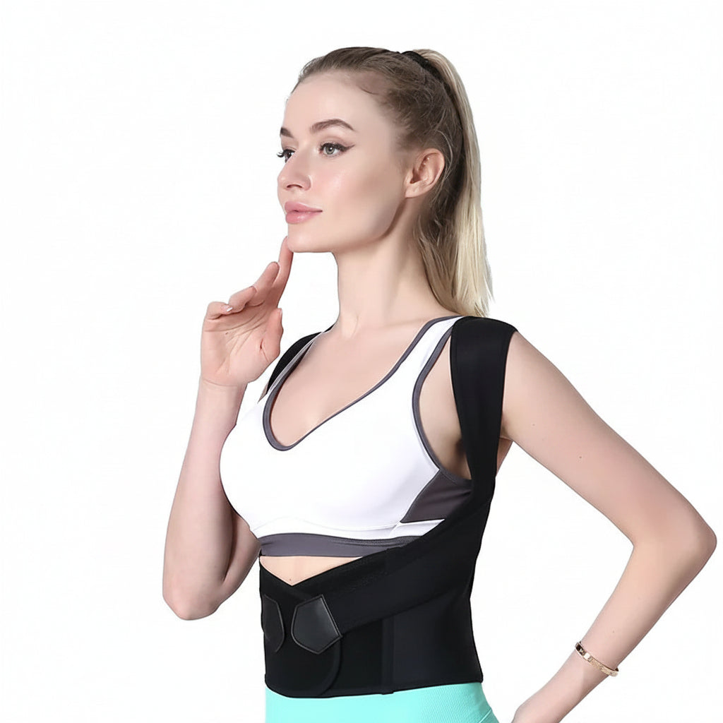 Dropshipping Stock Adjustable Back Posture Corrector Belt Women Men Prevent Slouching Relieve Pain Posture Corrector